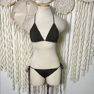 So De Mel NWT Rio Bikini Set in Olive Green S/M